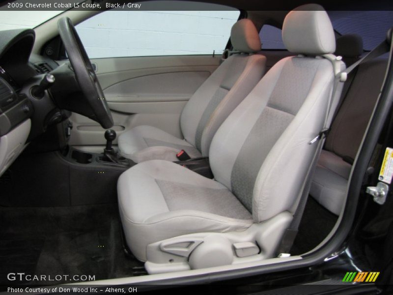 Black / Gray 2009 Chevrolet Cobalt LS Coupe