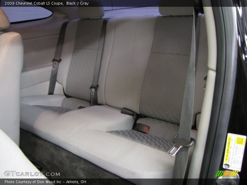 Black / Gray 2009 Chevrolet Cobalt LS Coupe