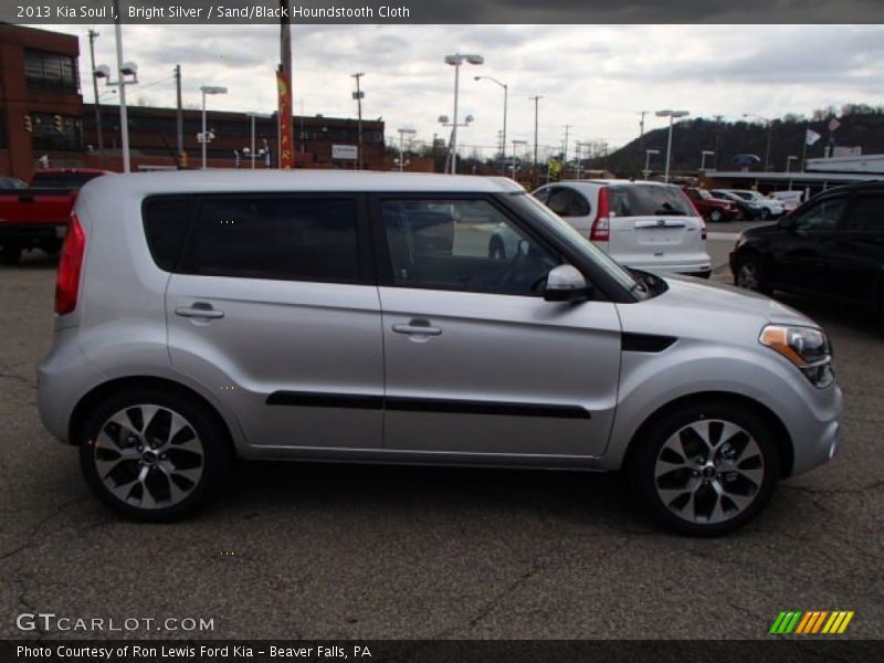 Bright Silver / Sand/Black Houndstooth Cloth 2013 Kia Soul !