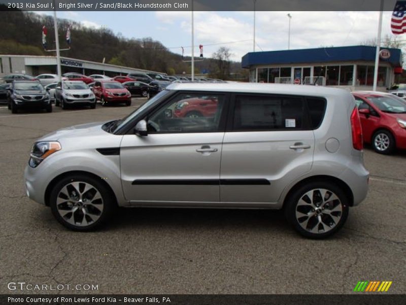 Bright Silver / Sand/Black Houndstooth Cloth 2013 Kia Soul !