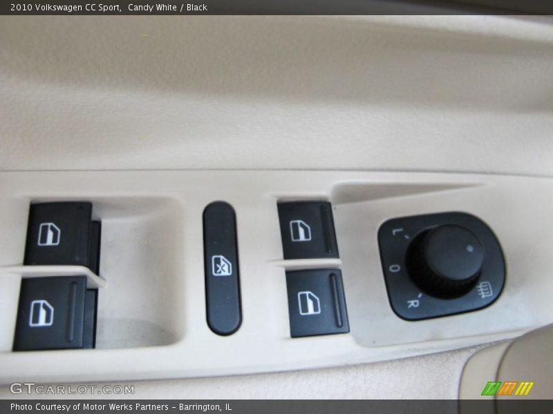 Candy White / Black 2010 Volkswagen CC Sport