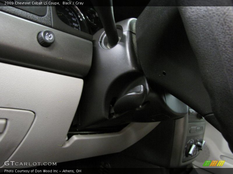 Black / Gray 2009 Chevrolet Cobalt LS Coupe