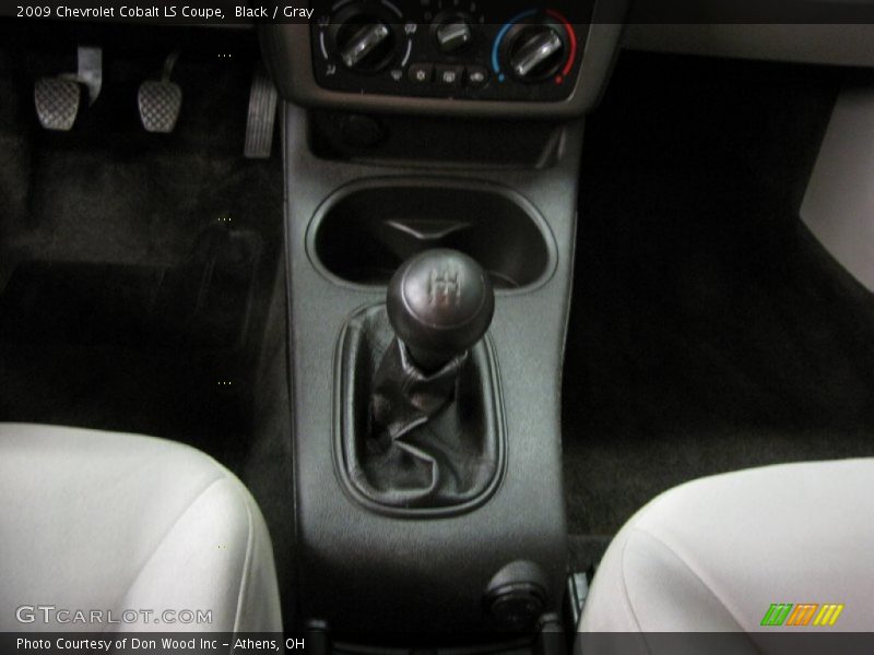 Black / Gray 2009 Chevrolet Cobalt LS Coupe