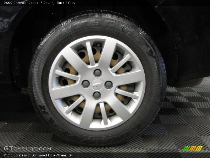Black / Gray 2009 Chevrolet Cobalt LS Coupe