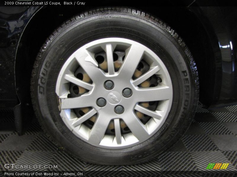 Black / Gray 2009 Chevrolet Cobalt LS Coupe