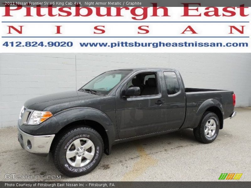 Night Armor Metallic / Graphite 2011 Nissan Frontier SV V6 King Cab 4x4
