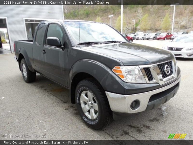 Night Armor Metallic / Graphite 2011 Nissan Frontier SV V6 King Cab 4x4