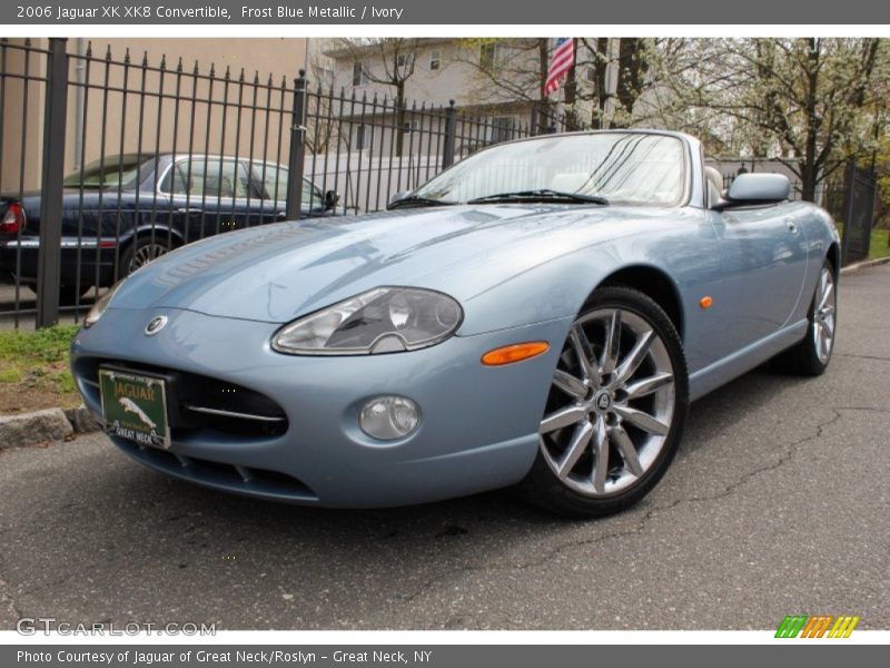 Frost Blue Metallic / Ivory 2006 Jaguar XK XK8 Convertible