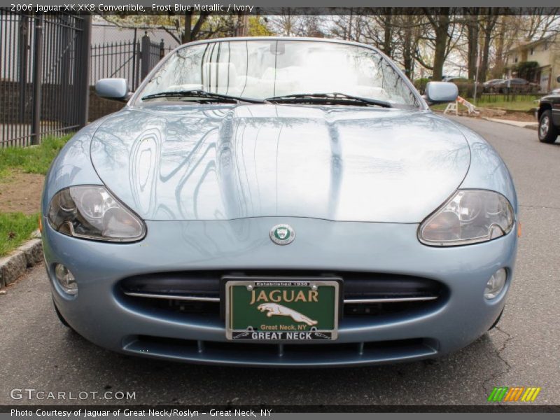 Frost Blue Metallic / Ivory 2006 Jaguar XK XK8 Convertible