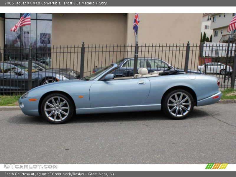  2006 XK XK8 Convertible Frost Blue Metallic