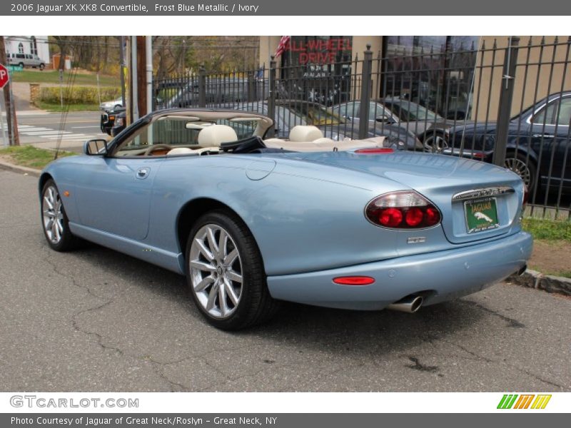 Frost Blue Metallic / Ivory 2006 Jaguar XK XK8 Convertible