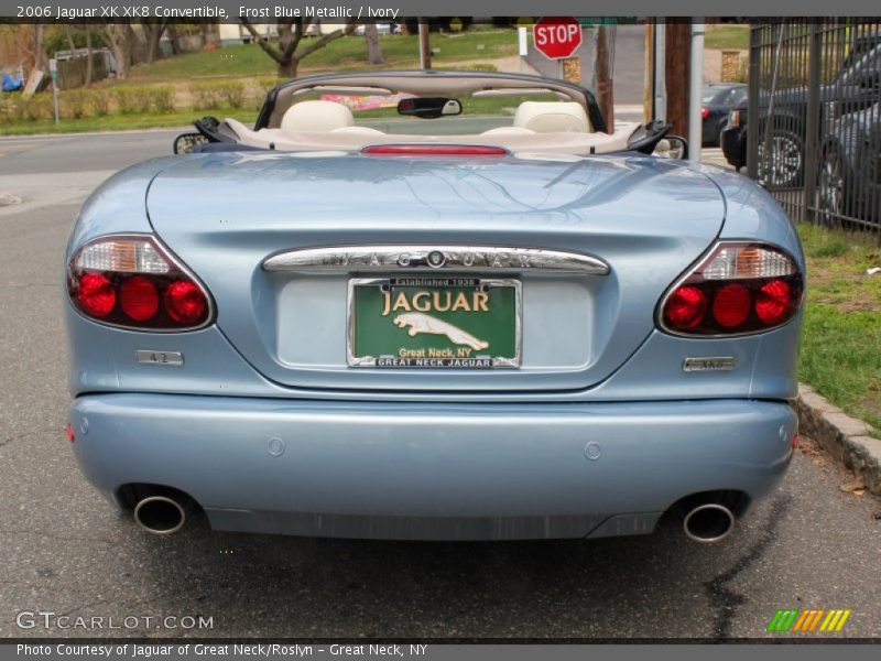 Frost Blue Metallic / Ivory 2006 Jaguar XK XK8 Convertible