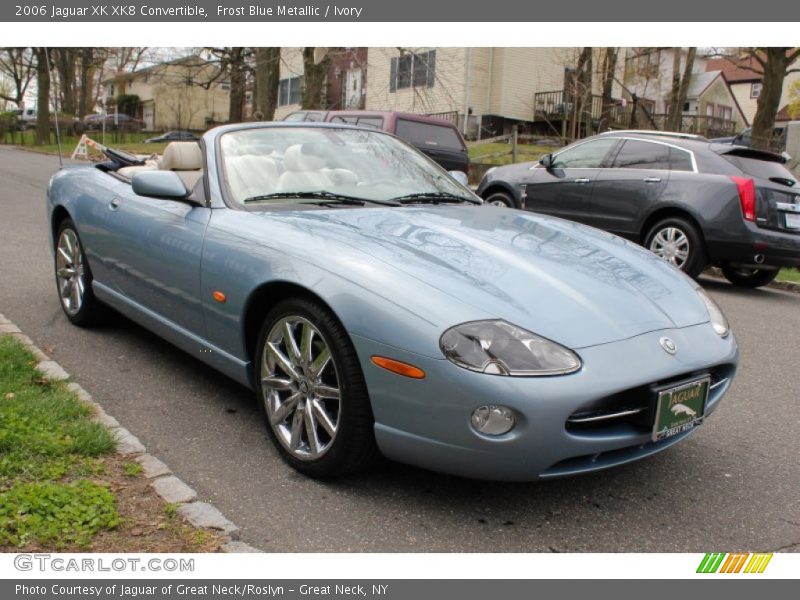 Frost Blue Metallic / Ivory 2006 Jaguar XK XK8 Convertible