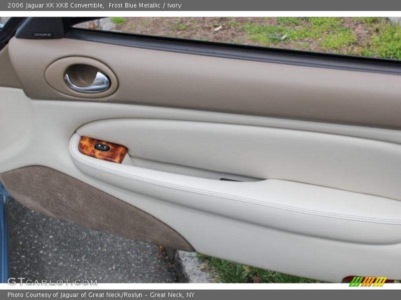 Frost Blue Metallic / Ivory 2006 Jaguar XK XK8 Convertible