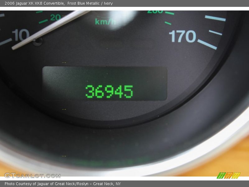 Frost Blue Metallic / Ivory 2006 Jaguar XK XK8 Convertible