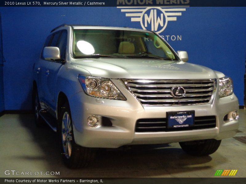 Mercury Silver Metallic / Cashmere 2010 Lexus LX 570