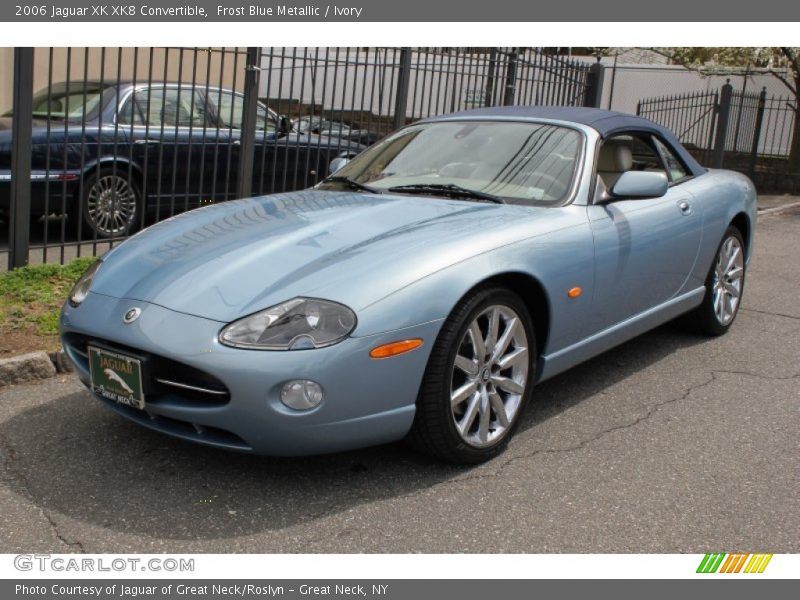 Frost Blue Metallic / Ivory 2006 Jaguar XK XK8 Convertible