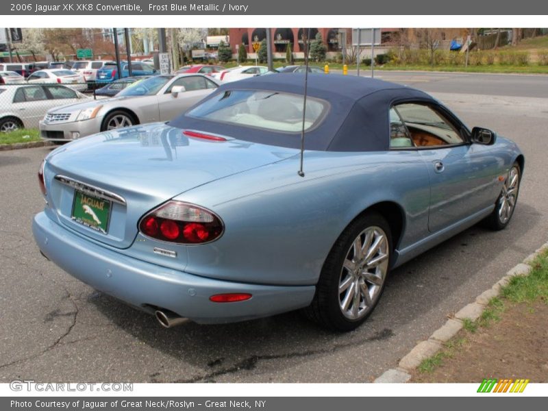 Frost Blue Metallic / Ivory 2006 Jaguar XK XK8 Convertible