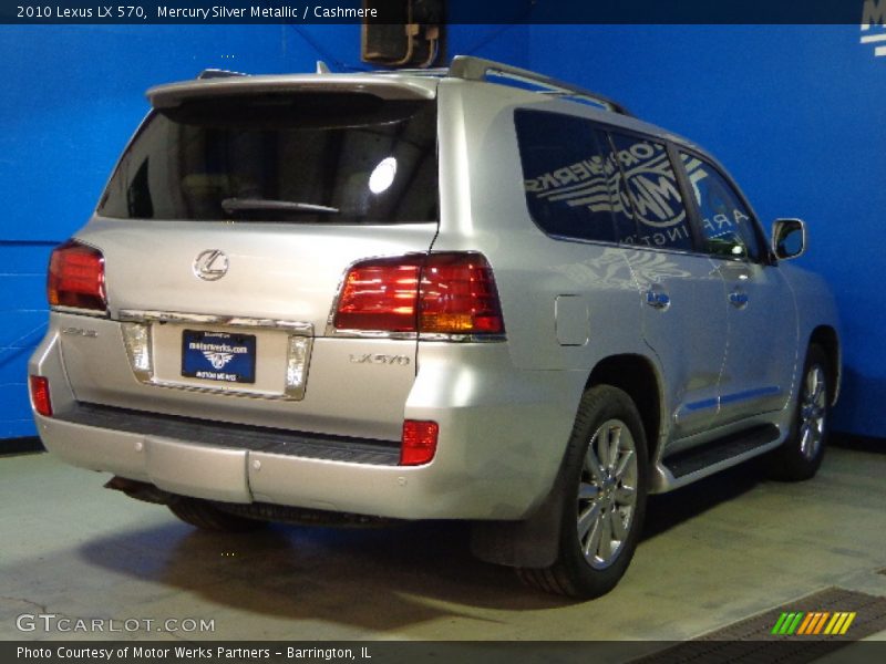 Mercury Silver Metallic / Cashmere 2010 Lexus LX 570