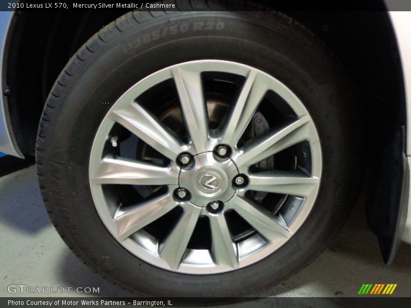 Mercury Silver Metallic / Cashmere 2010 Lexus LX 570