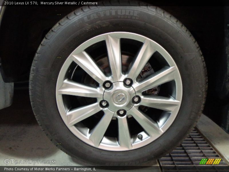 Mercury Silver Metallic / Cashmere 2010 Lexus LX 570