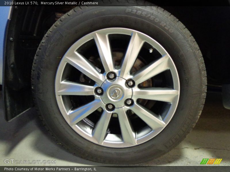 Mercury Silver Metallic / Cashmere 2010 Lexus LX 570