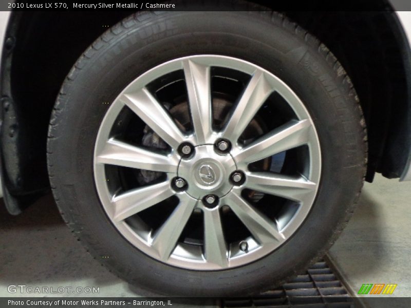 Mercury Silver Metallic / Cashmere 2010 Lexus LX 570