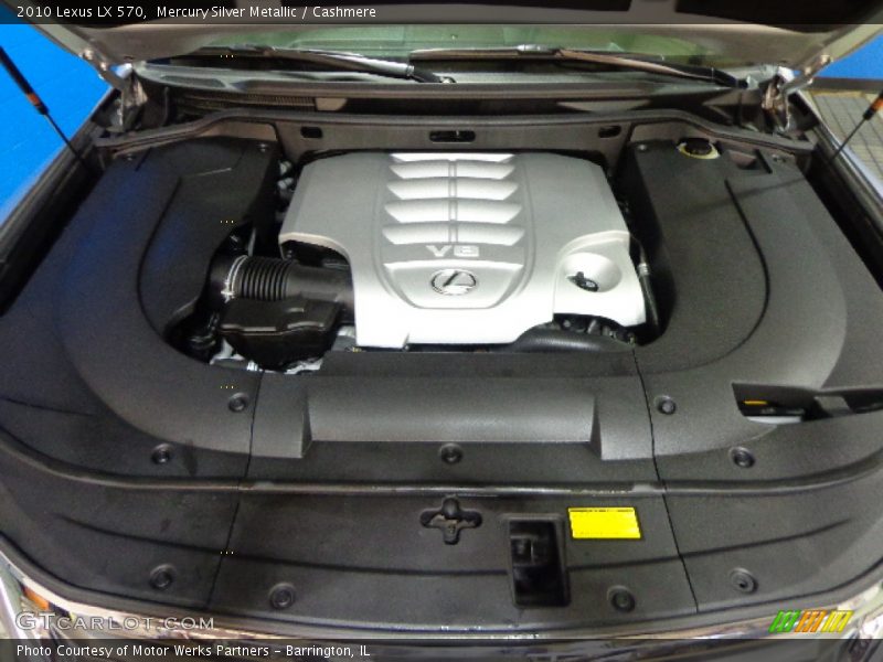 Mercury Silver Metallic / Cashmere 2010 Lexus LX 570