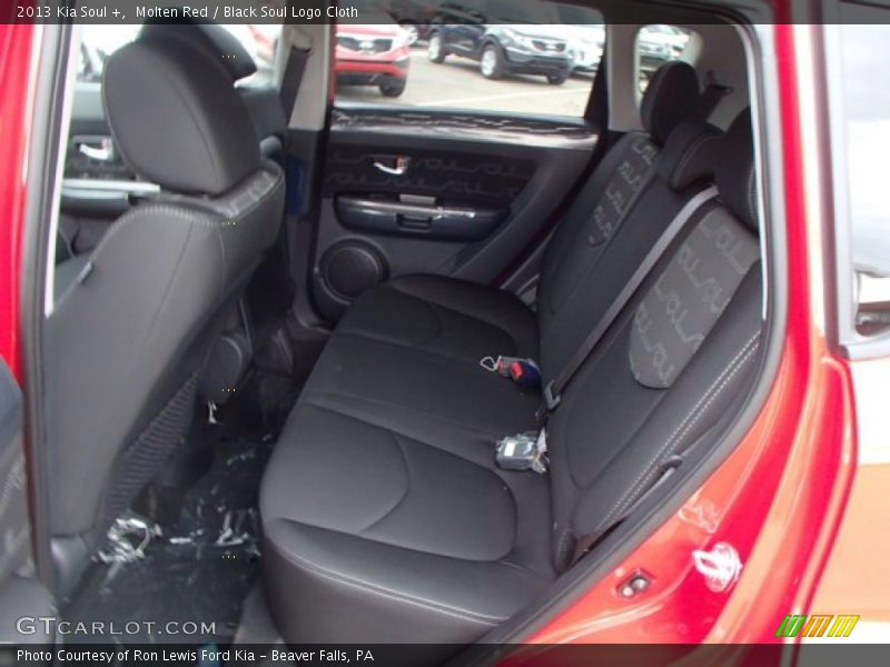 Rear Seat of 2013 Soul +