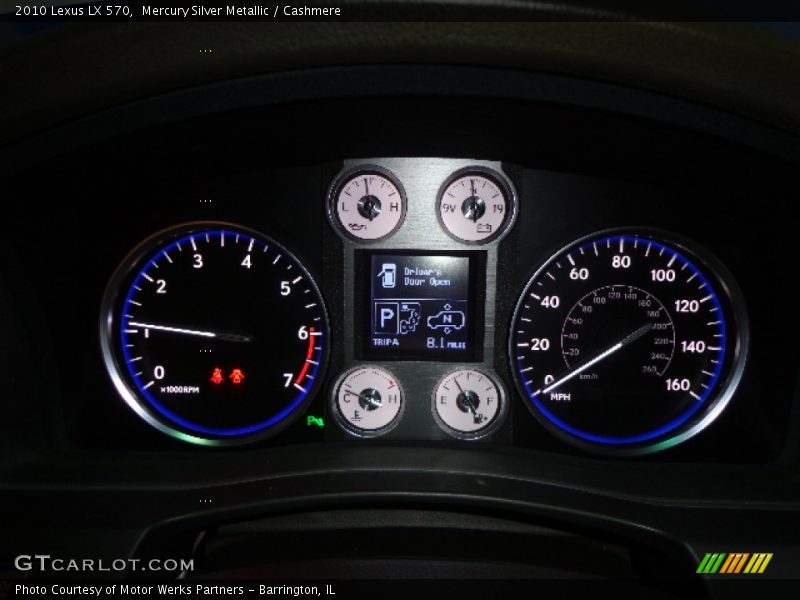 Mercury Silver Metallic / Cashmere 2010 Lexus LX 570