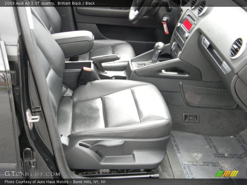 Brilliant Black / Black 2009 Audi A3 2.0T quattro