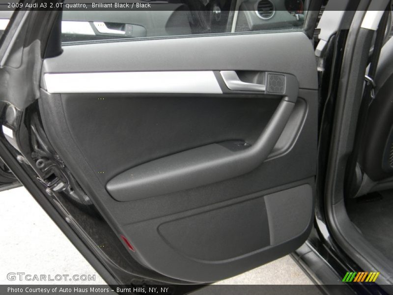Brilliant Black / Black 2009 Audi A3 2.0T quattro