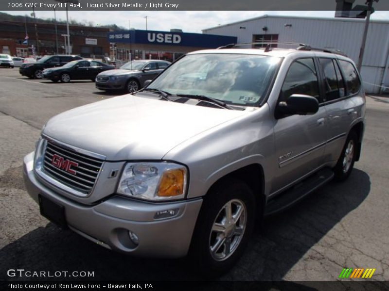 Liquid Silver Metallic / Light Gray 2006 GMC Envoy SLT 4x4