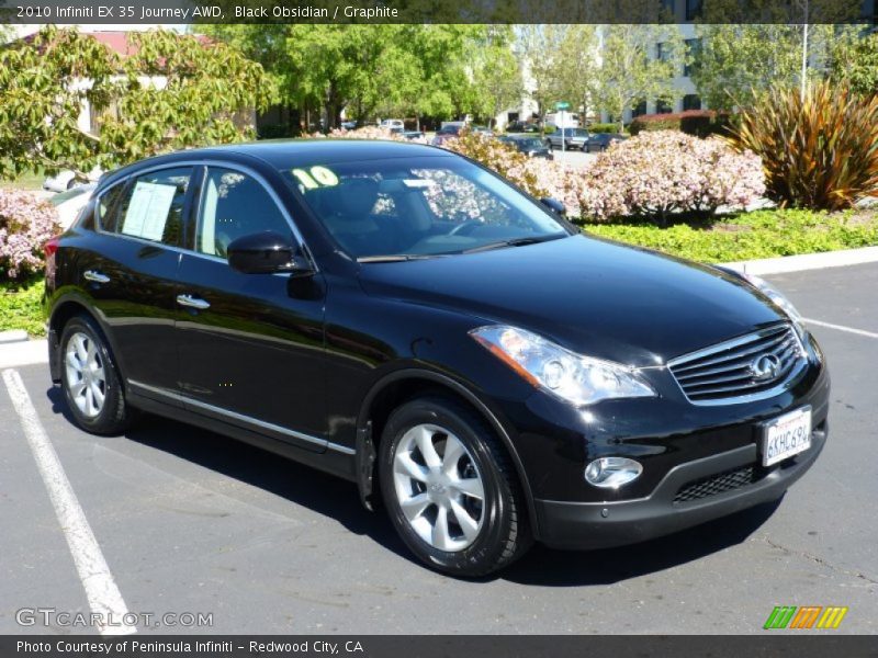 Black Obsidian / Graphite 2010 Infiniti EX 35 Journey AWD