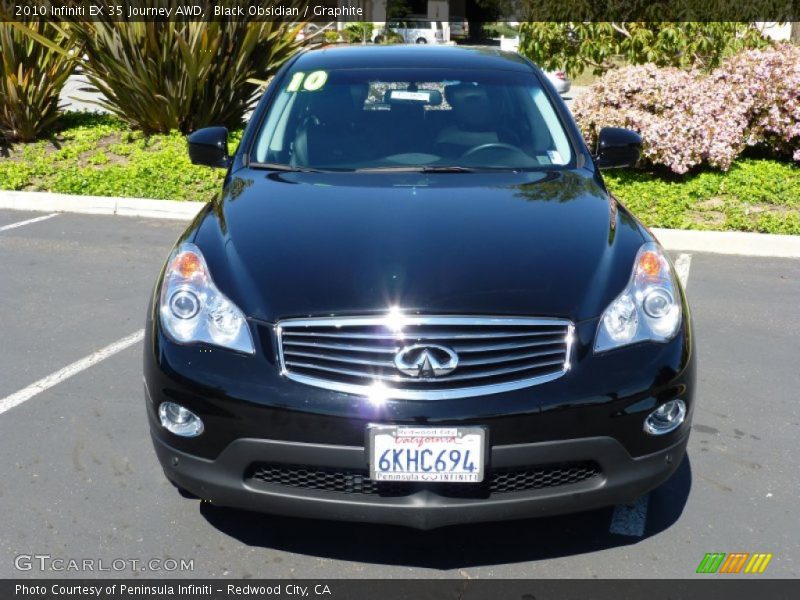Black Obsidian / Graphite 2010 Infiniti EX 35 Journey AWD