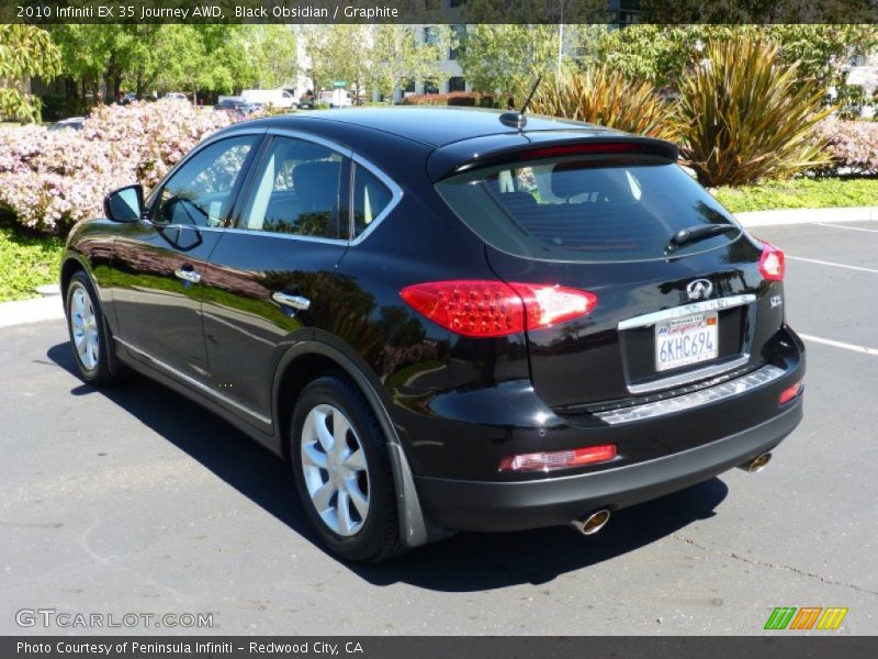 Black Obsidian / Graphite 2010 Infiniti EX 35 Journey AWD