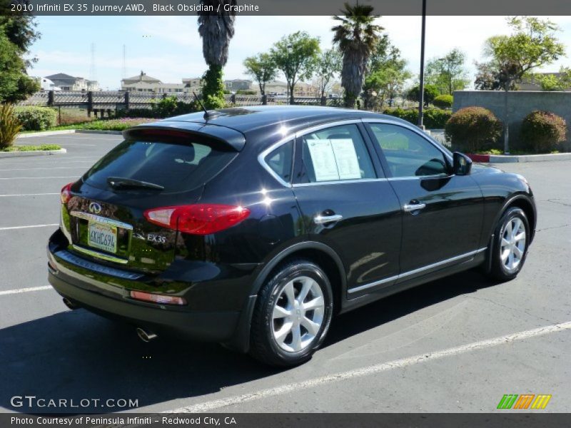 Black Obsidian / Graphite 2010 Infiniti EX 35 Journey AWD
