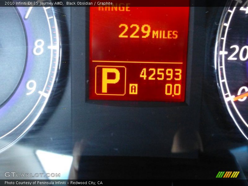 Black Obsidian / Graphite 2010 Infiniti EX 35 Journey AWD