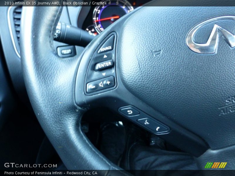 Black Obsidian / Graphite 2010 Infiniti EX 35 Journey AWD