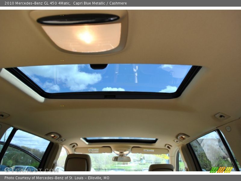 Capri Blue Metallic / Cashmere 2010 Mercedes-Benz GL 450 4Matic