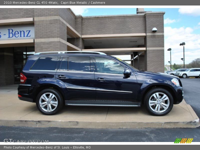 Capri Blue Metallic / Cashmere 2010 Mercedes-Benz GL 450 4Matic