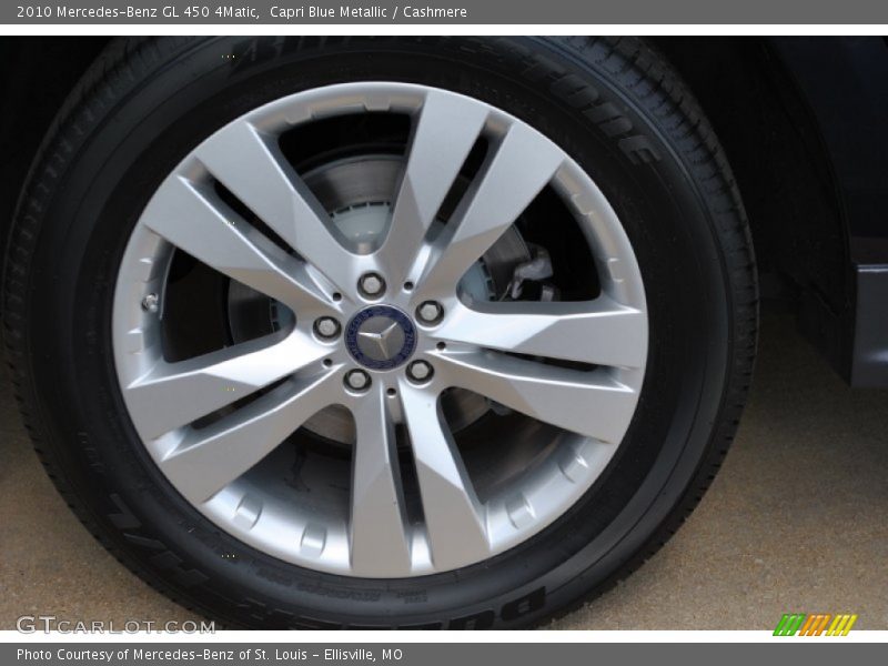 Capri Blue Metallic / Cashmere 2010 Mercedes-Benz GL 450 4Matic