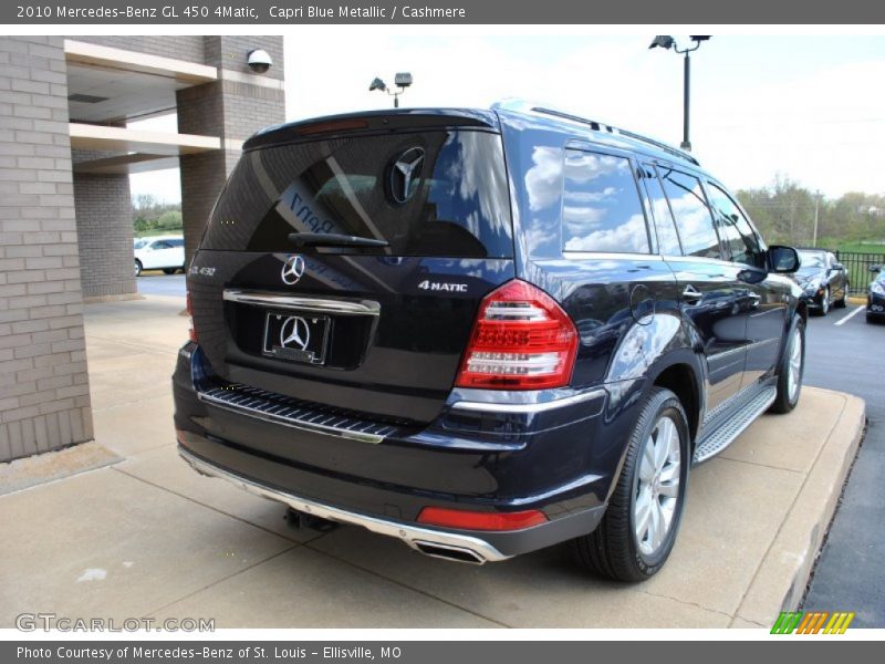 Capri Blue Metallic / Cashmere 2010 Mercedes-Benz GL 450 4Matic