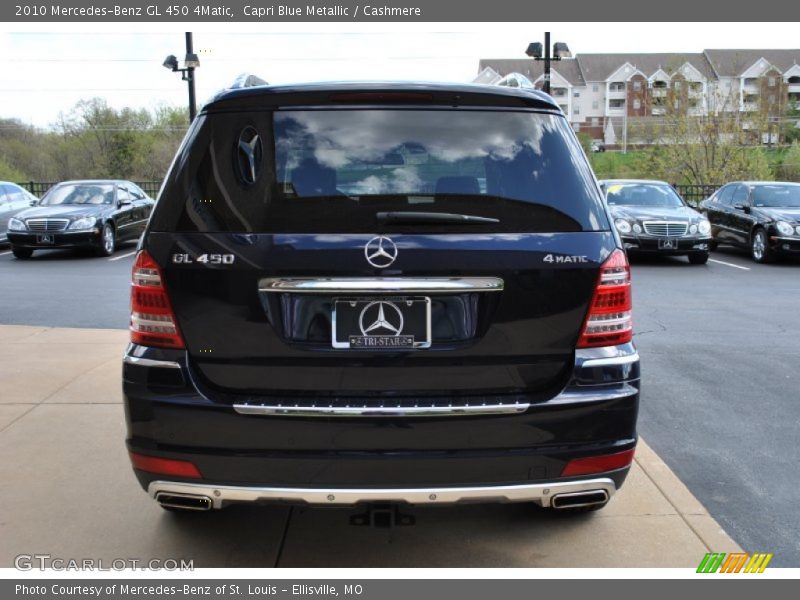 Capri Blue Metallic / Cashmere 2010 Mercedes-Benz GL 450 4Matic