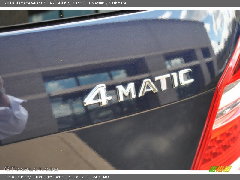 Capri Blue Metallic / Cashmere 2010 Mercedes-Benz GL 450 4Matic