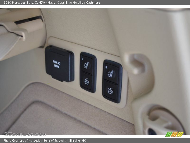 Capri Blue Metallic / Cashmere 2010 Mercedes-Benz GL 450 4Matic