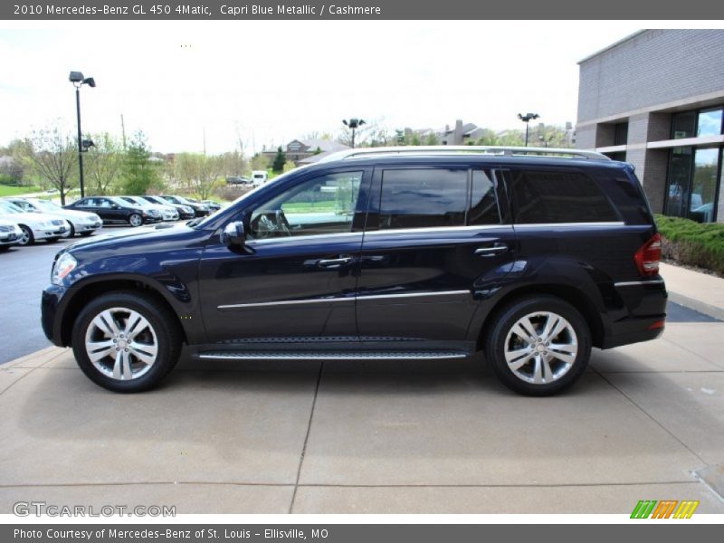 Capri Blue Metallic / Cashmere 2010 Mercedes-Benz GL 450 4Matic