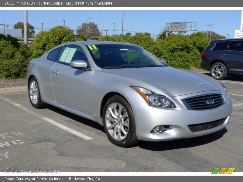 Front 3/4 View of 2011 G 37 Journey Coupe