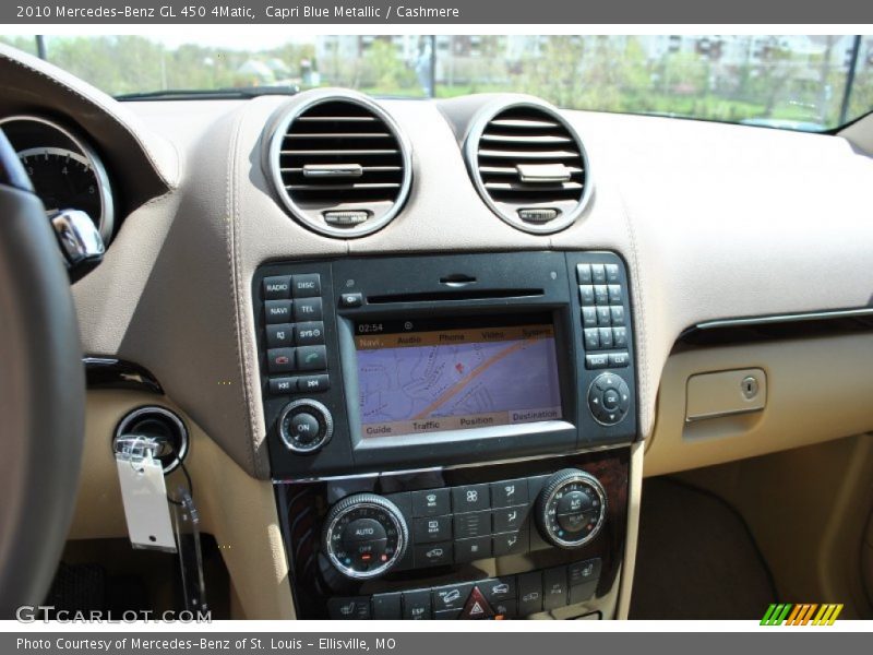 Capri Blue Metallic / Cashmere 2010 Mercedes-Benz GL 450 4Matic