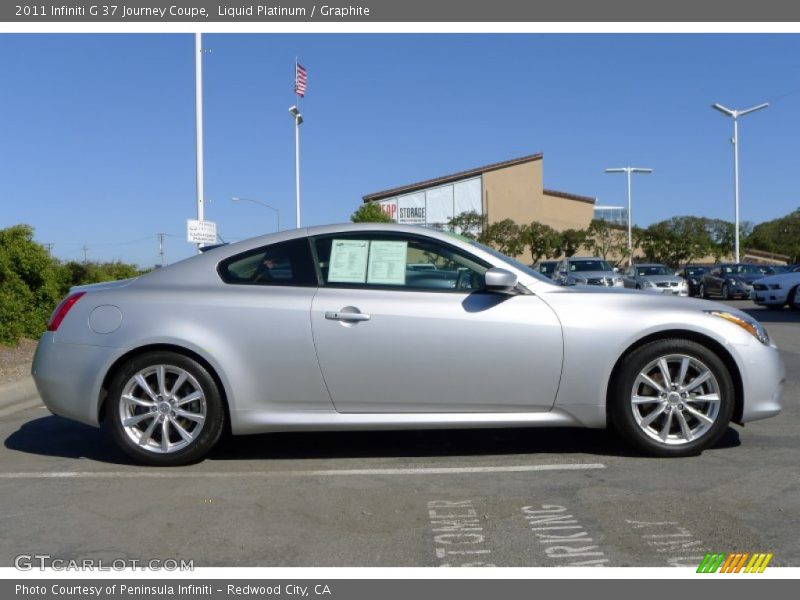 Liquid Platinum / Graphite 2011 Infiniti G 37 Journey Coupe